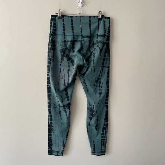 Lululemon Wunder Under Hi-Rise Tight *Shibori Full-On Luxtreme 28" Green 10 - Picture 3 of 7